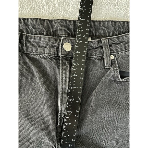 H&M & Jeans 2 Pair Baggy Loose Fit / High And Low Waist Size 16 Black/blue - Picture 8 of 16